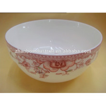 Ceramic new bone china bowl of 7" with decal for tableware
